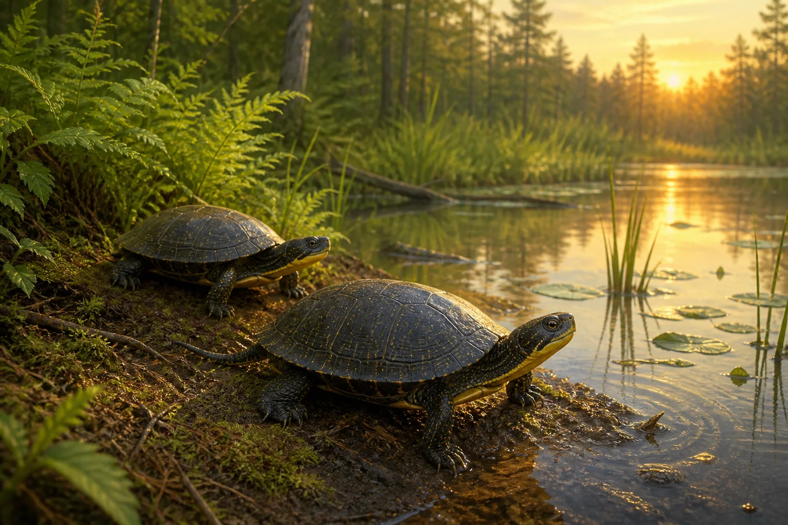 A Turtle Family’s Bright New Chapter Began in a Massachusetts Wetland