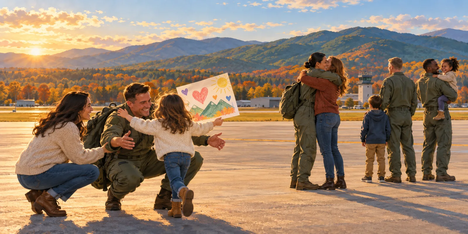 Vermont Air National Guard Airmen Return Home to Their Families and Communities